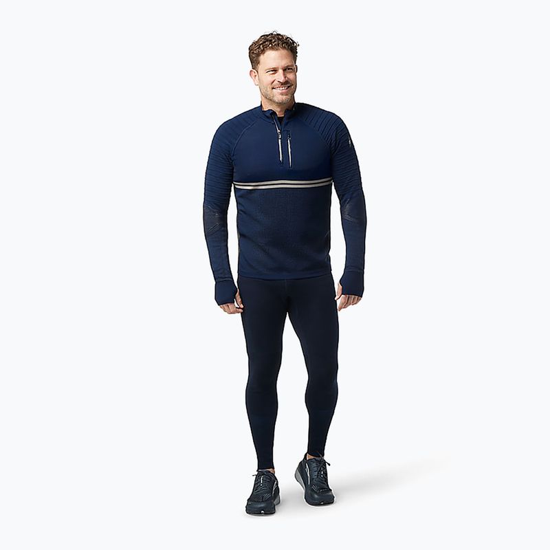 Férfi termoaktív pulóver Smartwool Intraknit Merino Tech 1/4 Zip deep navy 6