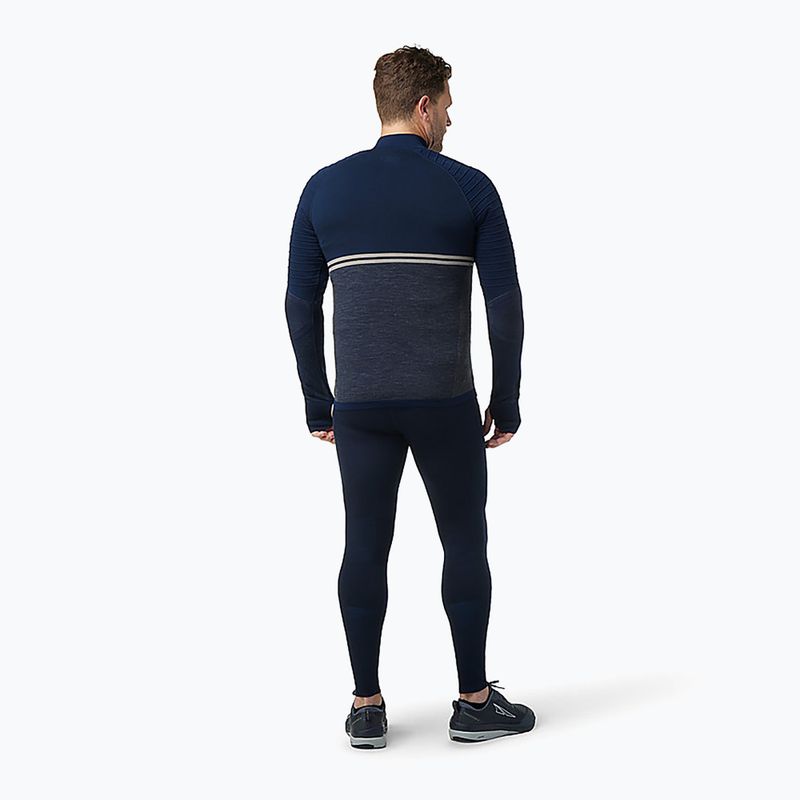 Férfi termoaktív pulóver Smartwool Intraknit Merino Tech 1/4 Zip deep navy 7