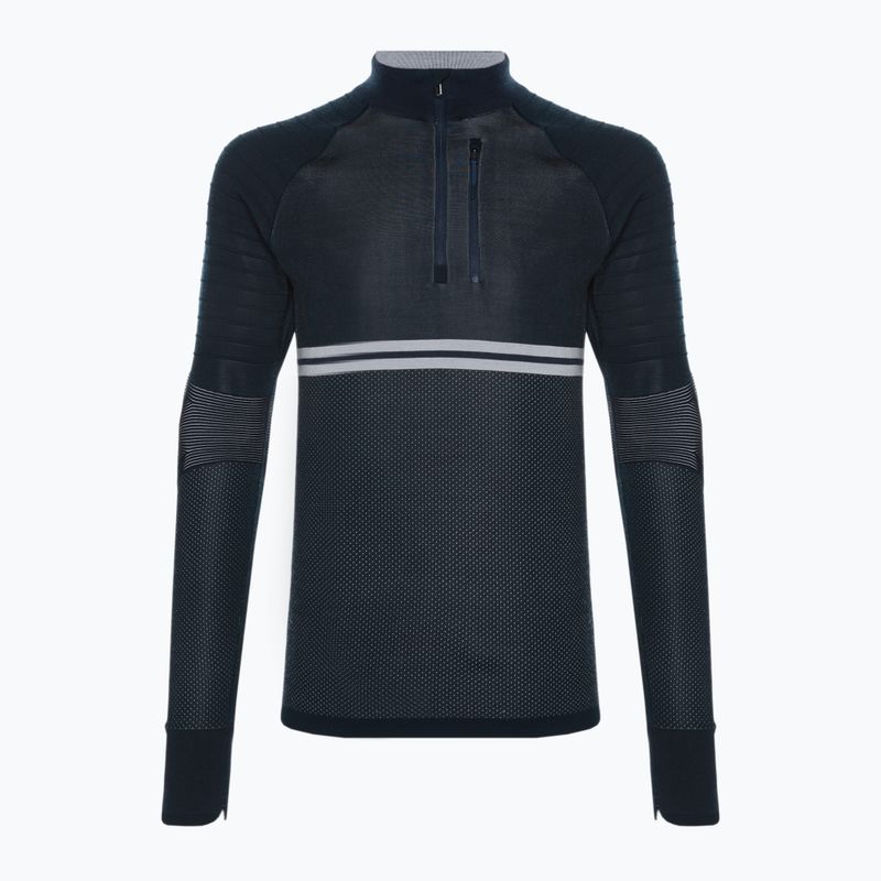 Férfi Smartwool Intraknit Merino Tech 1/4 Zip thermo melegítő pulóver sötétkék 16670