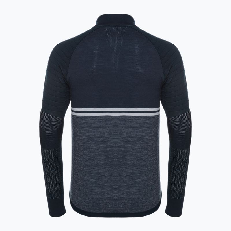 Férfi termoaktív pulóver Smartwool Intraknit Merino Tech 1/4 Zip deep navy 2