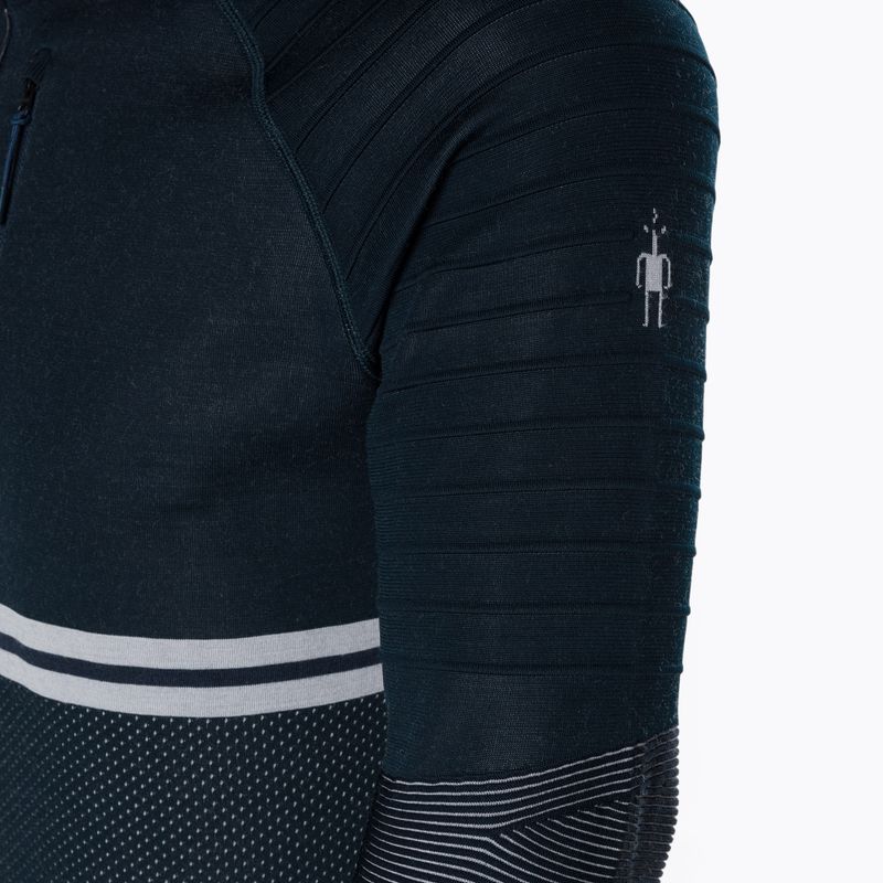 Férfi termoaktív pulóver Smartwool Intraknit Merino Tech 1/4 Zip deep navy 4