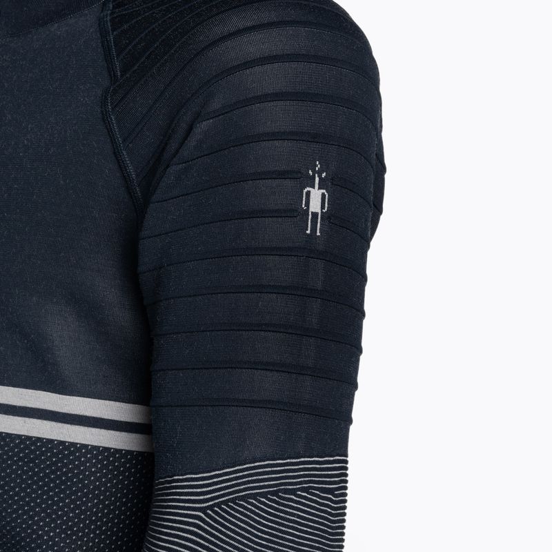 Férfi Smartwool Intraknit Merino Tech Full Zip thermo melegítő pulóver sötétkék 16671 6