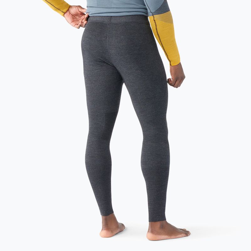 Férfi termónadrág Smartwool Intraknit Thermal Merino Baselayer charcoal heather black 2