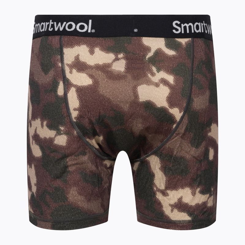 Férfi Smartwool Merino Print Boxer Brief Boxed camo 15151 thermo boxer dobozban 2