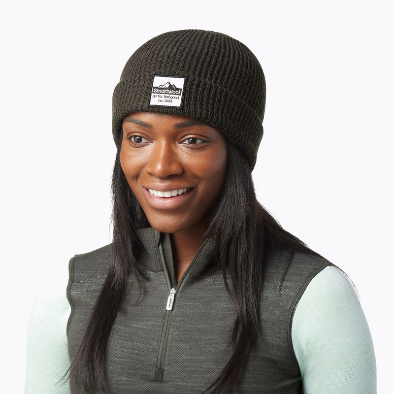 Smartwool Patch zöld téli sapka 11493-K15 8