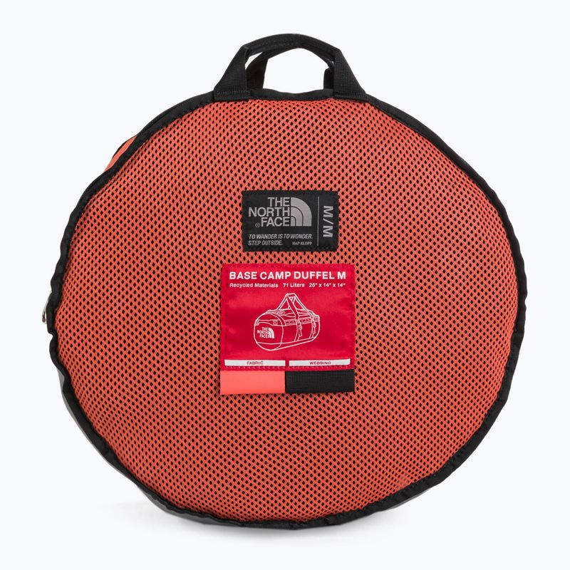 The North Face Base Camp Duffel M 71 l utazótáska narancssárga NF0A52SAZV11 7