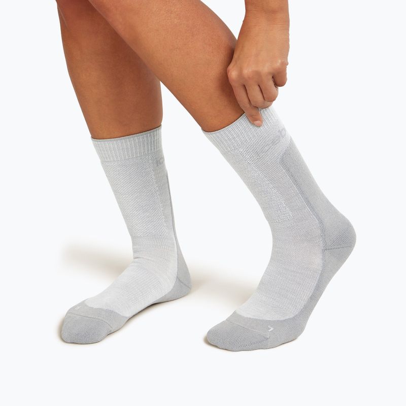 Női trekking zokni icebreaker Merino Hike+ Medium Crew ether/alloy 3