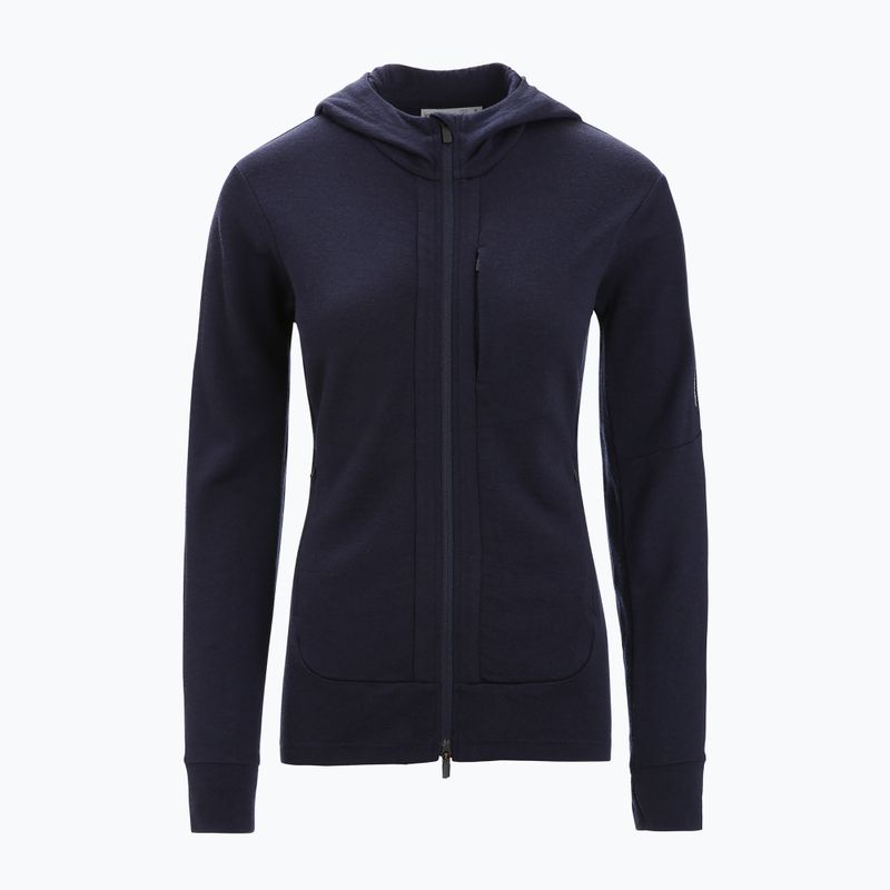 Icebreaker női trekking dzseki Quantum III LS Zip Hood kapucni tengerészkék 0A59JW 6