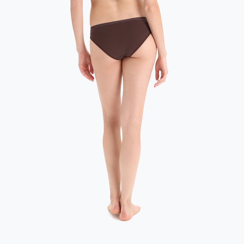 Női női termoaktív bugyi Icebreaker Siren Bikini umber 5
