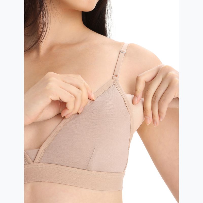 Termoaktív melltartó icebreaker Merino 150 Siren Bra Inserts praline 9