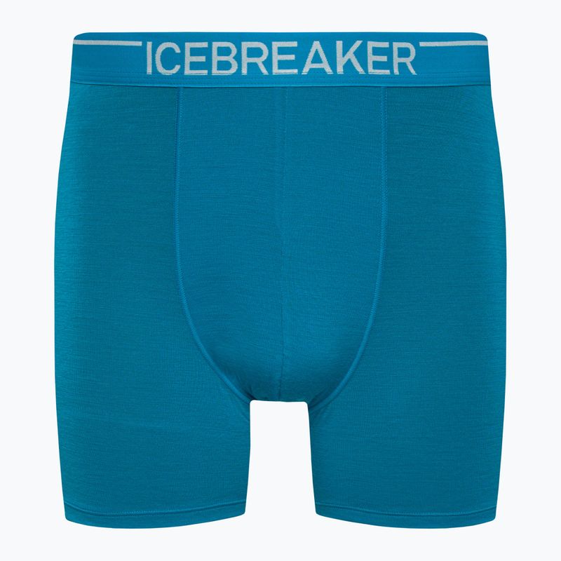 Férfi thermo boxeralsó Icebreaker Anatomica Geo kék 103029