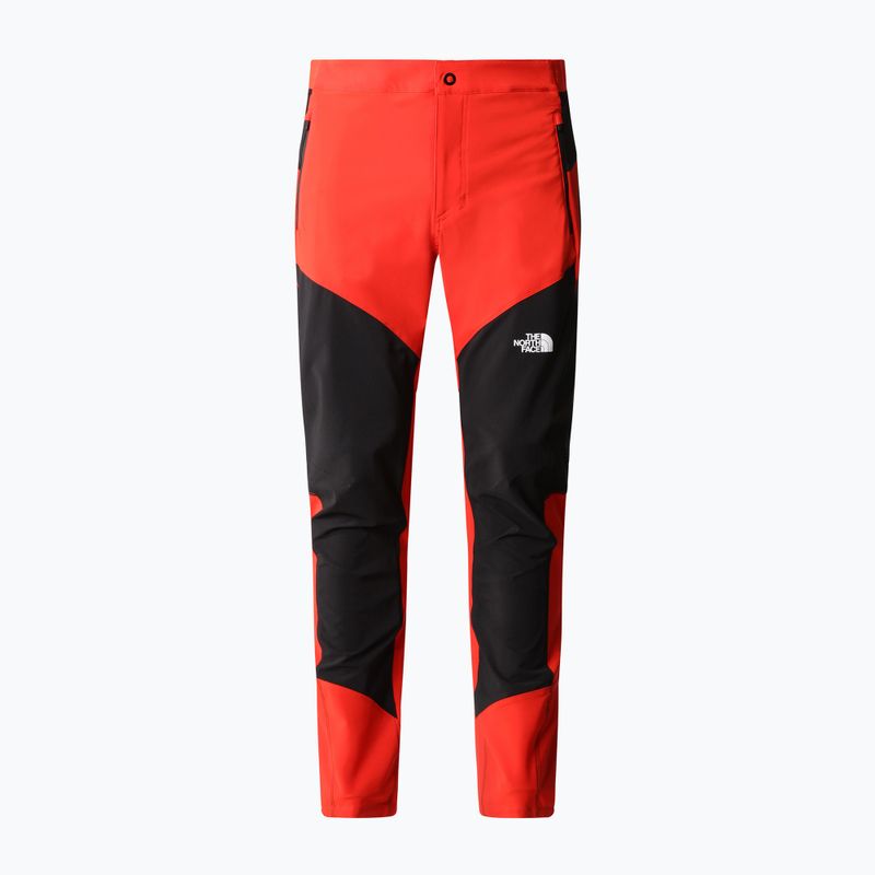Férfi trekking nadrág The North Face Felik Slim Tapered piros/fekete NF0A825WWU51