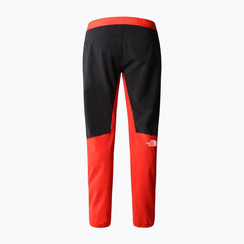 Férfi trekking nadrág The North Face Felik Slim Tapered piros/fekete NF0A825WWU51 2