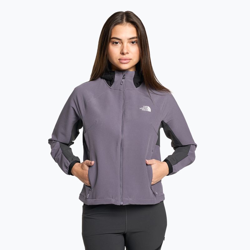 Női softshell kabát The North Face AO Softshell Hoodie lila NF0A7ZE9IJU1