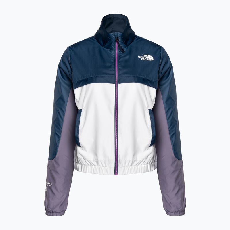 Női széldzseki The North Face MA Wind Full Zip fehér-lila-kék NF0A825DIKC1