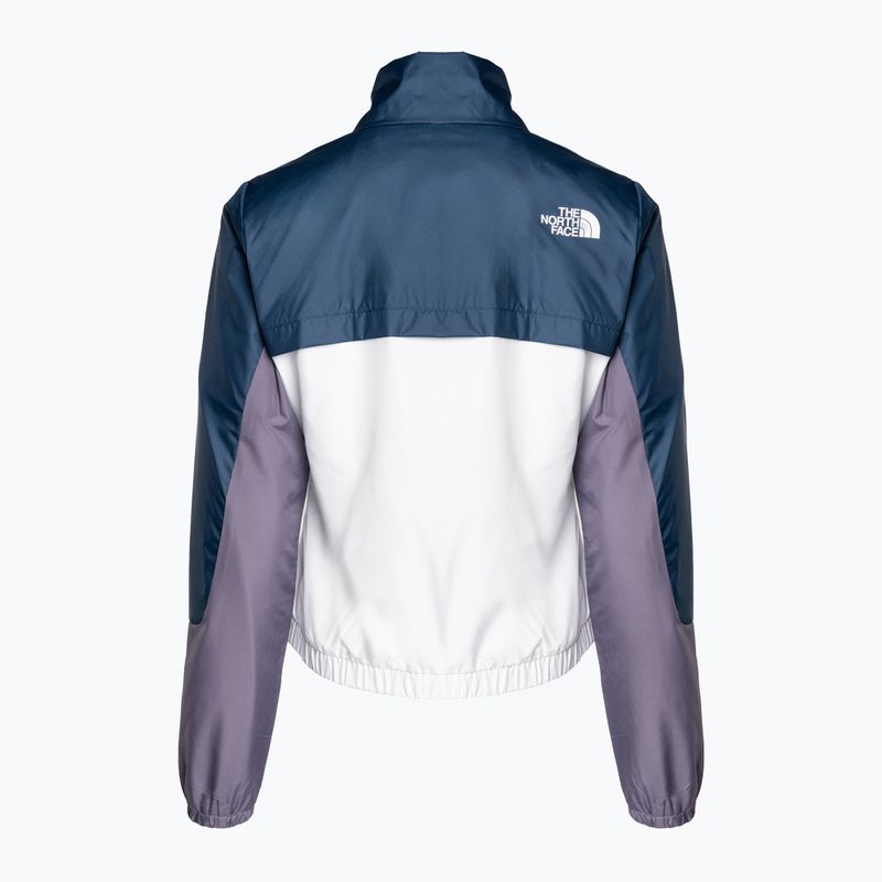 Női széldzseki The North Face MA Wind Full Zip fehér-lila-kék NF0A825DIKC1 2