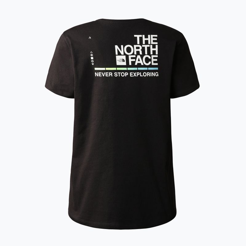 Női trekking póló The North Face Foundation Graphic fekete NF0A55B2R0G1 5