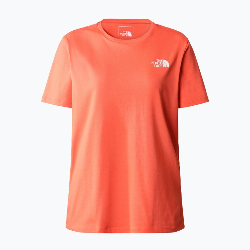 Női trekking póló The North Face Foundation Graphic narancssárga NF0A55B2LV31 5