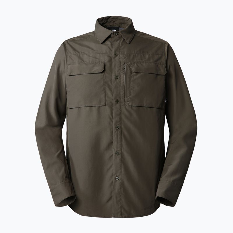 Férfi túraing The North Face Sequoia LS zöld NF0A4T1821L1