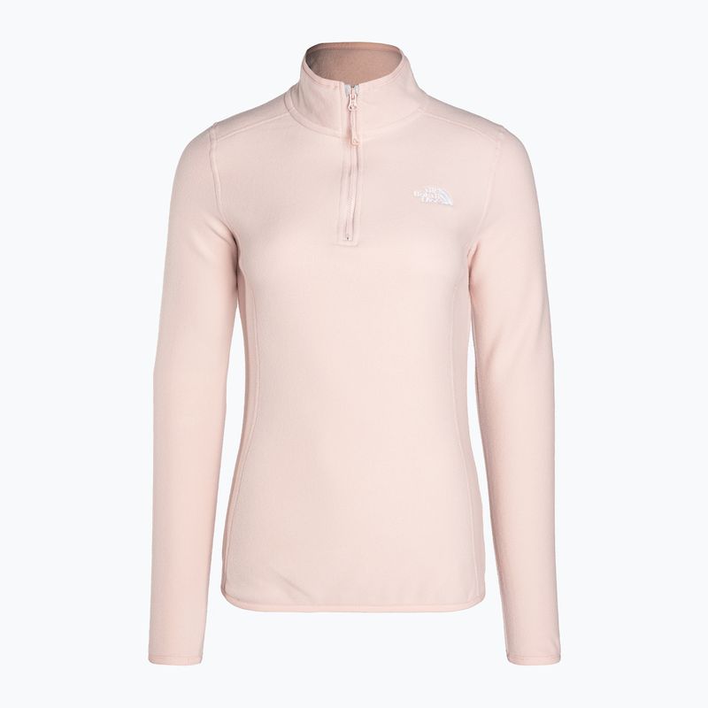 Női fleece pulóver The North Face 100 Glacier 1/4 Zip rózsaszín NF0A5IHNLK61 4