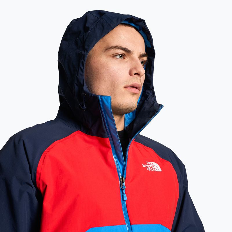 Férfi esőkabát The North Face Stratos tengerészkék és piros NF00CMH9IM51 3