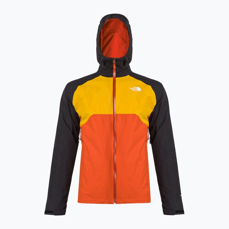 Férfi esőkabát The North Face Stratos fekete-narancs-piros NF00CMH9IMV1