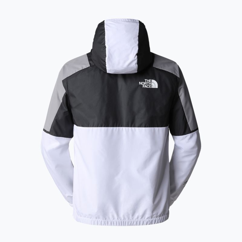 Férfi széldzseki The North Face MA Wind Full Zip fehér, fekete és szürke NF0A823XIKB1 7