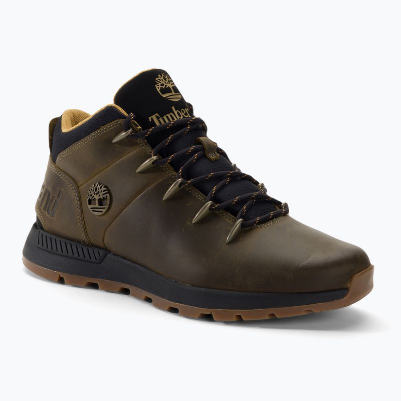 Férfi Timberland Sprint Trekker Mid olívazöld teljes szemcsés trekking csizma
