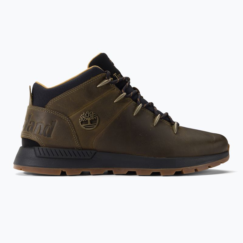 Férfi Timberland Sprint Trekker Mid olívazöld teljes szemcsés trekking csizma 2