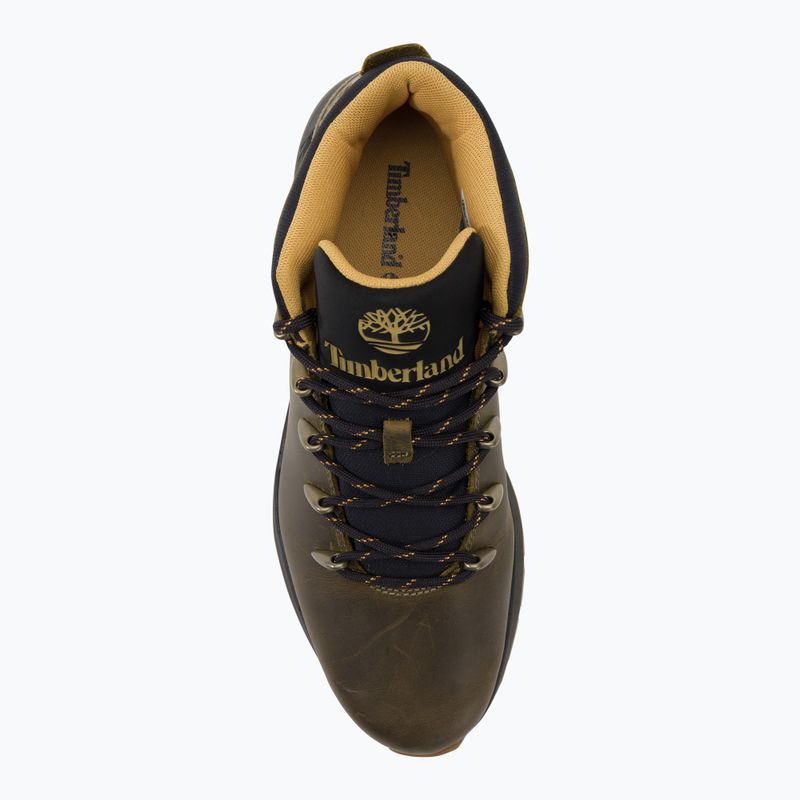Férfi Timberland Sprint Trekker Mid olívazöld teljes szemcsés trekking csizma 6