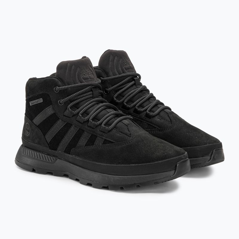 Férfi Timberland Euro Trekker Mid bőr blackout nubuk csizma 4