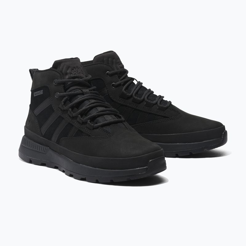 Férfi Timberland Euro Trekker Mid bőr blackout nubuk csizma 12