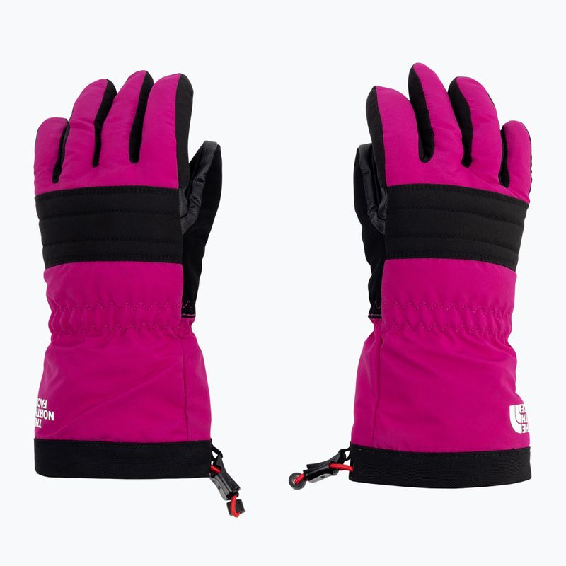 Gyermek síelő kesztyű The North Face Montana Ski rózsaszín és fekete NF0A7RHCND51 2