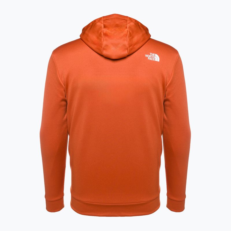 Férfi trekking pulóver The North Face Reaxion Fleece P/O Hoodie narancssárga NF0A7ZA8IMW1 2