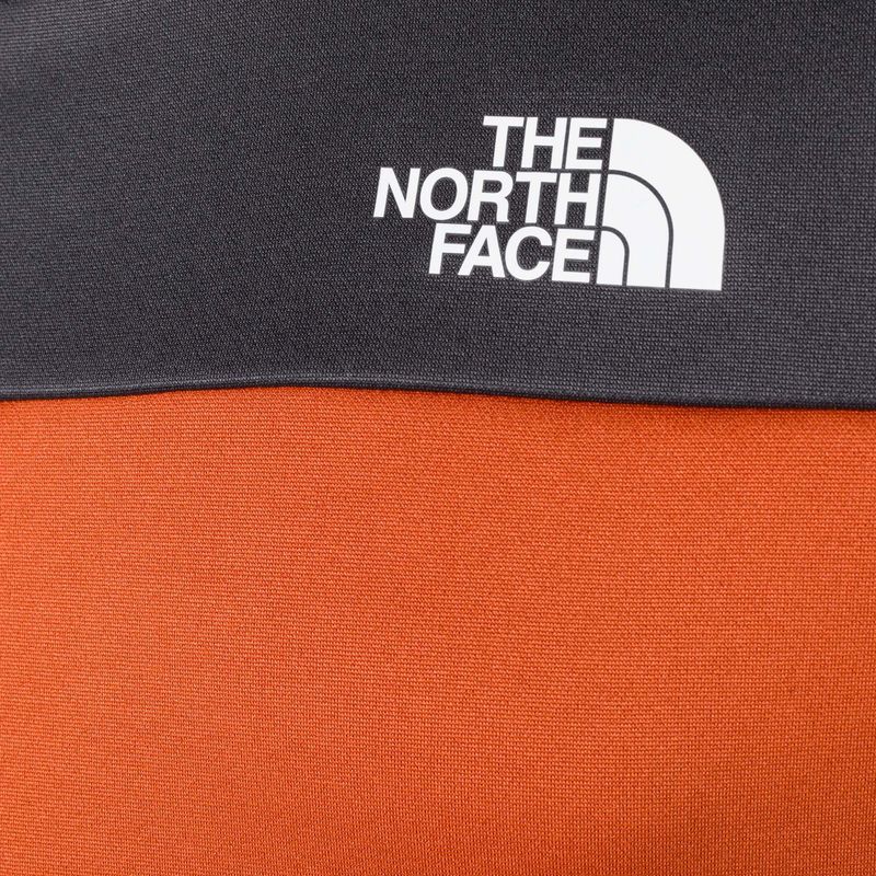 Férfi trekking pulóver The North Face Reaxion Fleece P/O Hoodie narancssárga NF0A7ZA8IMW1 3