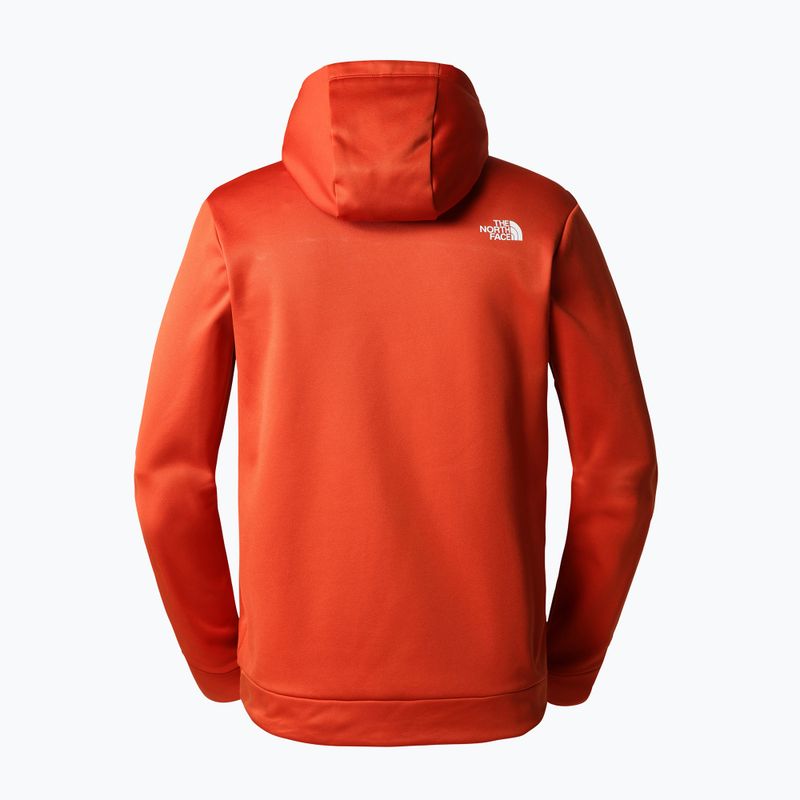 Férfi trekking pulóver The North Face Reaxion Fleece P/O Hoodie narancssárga NF0A7ZA8IMW1 6