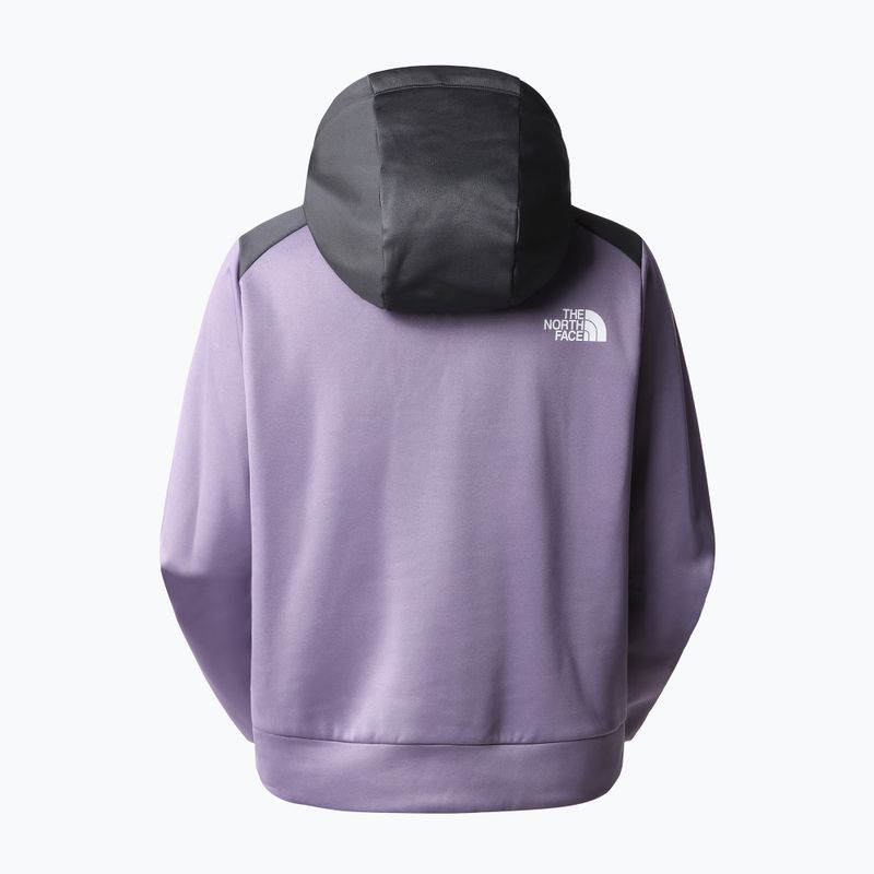 Női trekking pulóver The North Face Reaxion Fleece P/O Hoodie lila NF0A7ZACIDM1 2