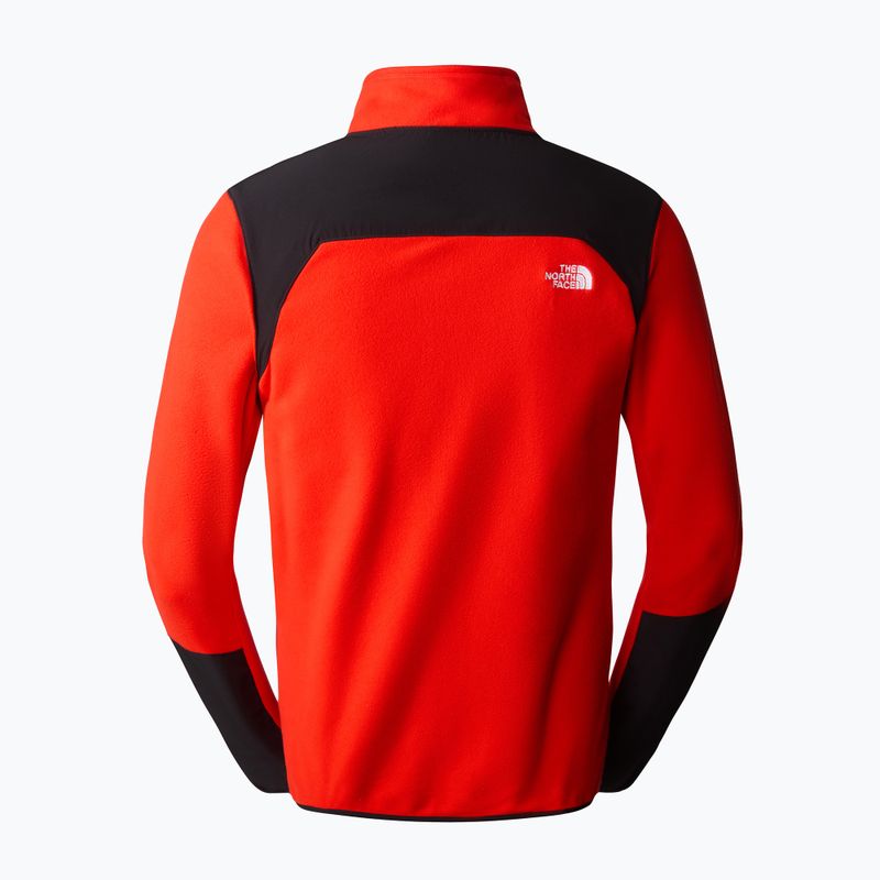 Férfi trekking pulóver The North Face Glacier Pro FZ piros NF0A5IHSWU51 2