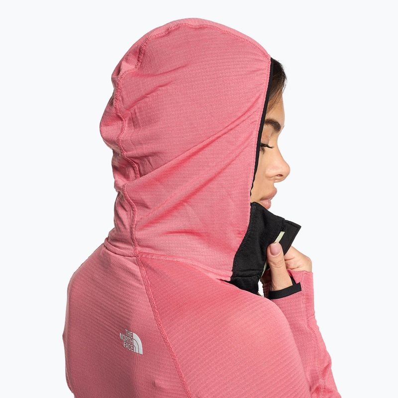 Női fleece pulóver The North Face Bolt Polartec Hoodie fekete és rózsaszín NF0A825JWV51 3