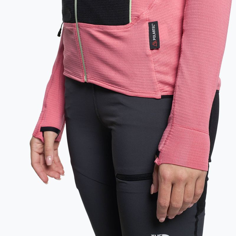 Női fleece pulóver The North Face Bolt Polartec Hoodie fekete és rózsaszín NF0A825JWV51 5