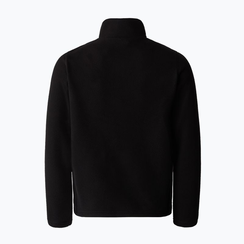 Gyermek gyapjú pulóver The North Face Glacier Fleece 1/4 Zip fekete 2