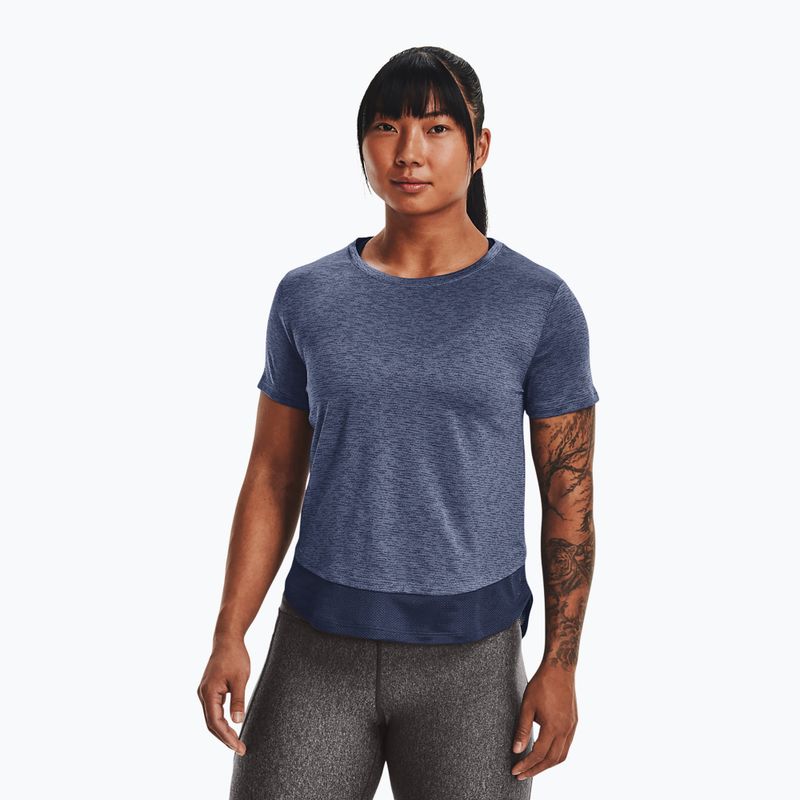 Under Armour UA Tech Vent SS női tréning póló kék 1366129