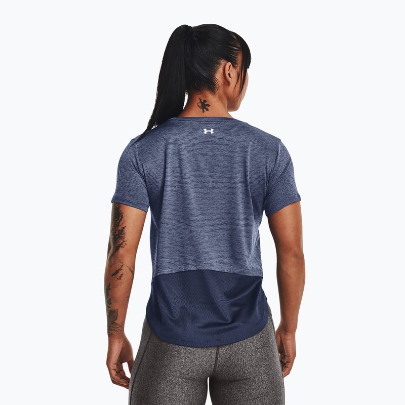 Under Armour UA Tech Vent SS női tréning póló kék 1366129 2