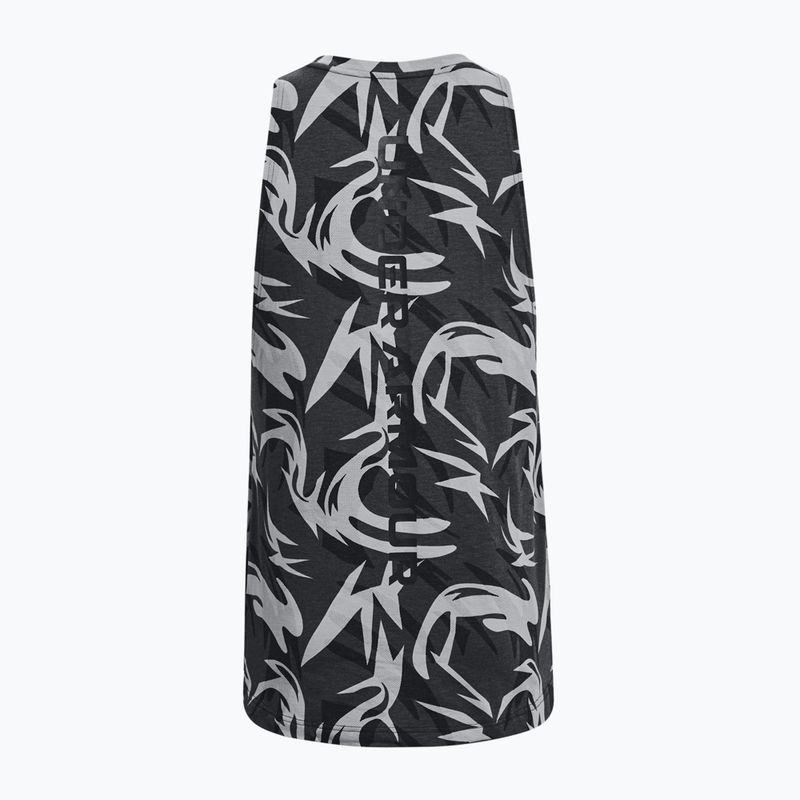 Under Armour Baseline Printed Tank 003 férfi kosárlabda póló fekete 1370239-003-MD 2