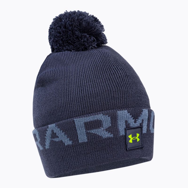 Under Armour férfi téli sapka Ua Halftime Fleece Pom navy blue 1373093