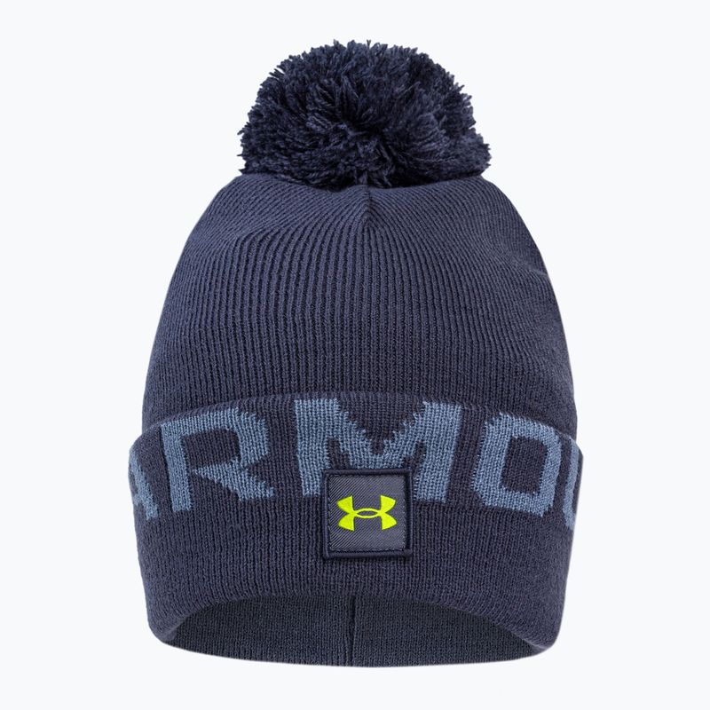 Under Armour férfi téli sapka Ua Halftime Fleece Pom navy blue 1373093 2