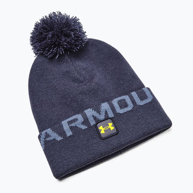Under Armour férfi téli sapka Ua Halftime Fleece Pom navy blue 1373093 4