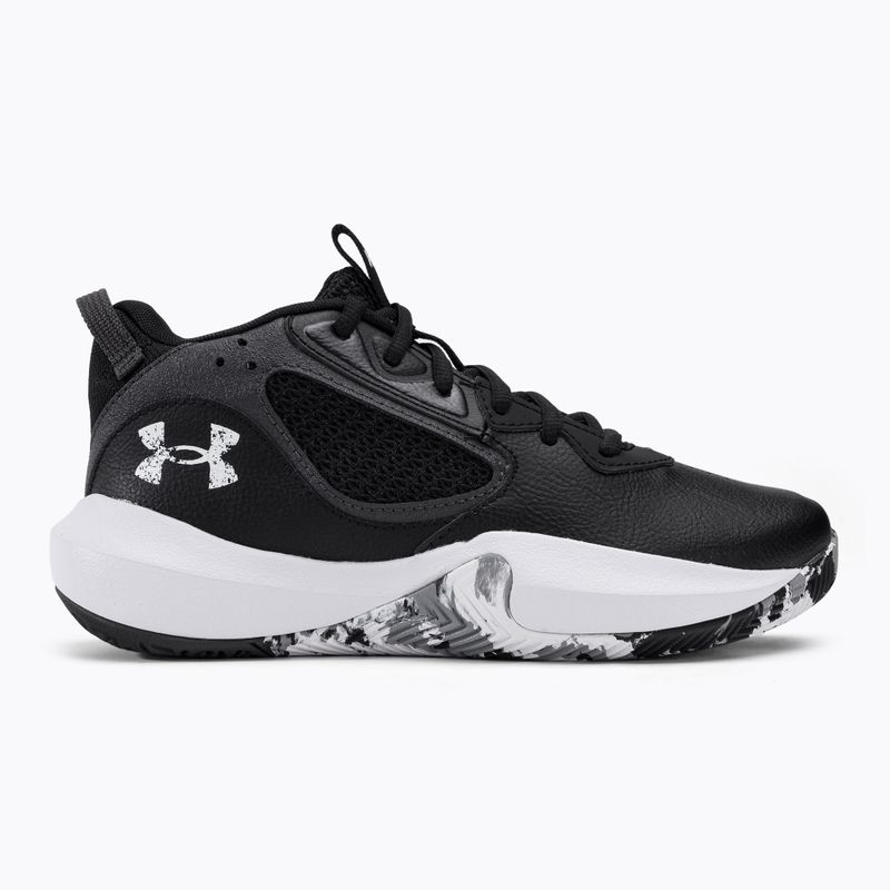 Under Armour GS Lockdown 6 fekete gyerek kosárlabda cipő 3025617-001 2