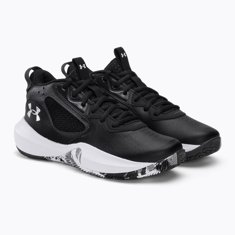 Under Armour GS Lockdown 6 fekete gyerek kosárlabda cipő 3025617-001 4
