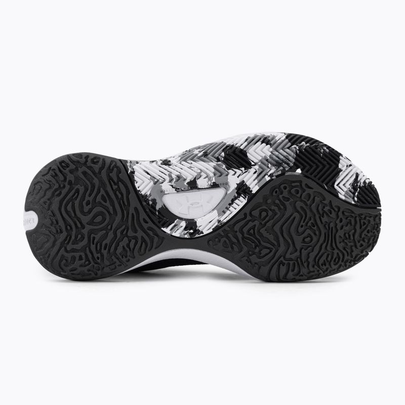 Under Armour GS Lockdown 6 fekete gyerek kosárlabda cipő 3025617-001 5